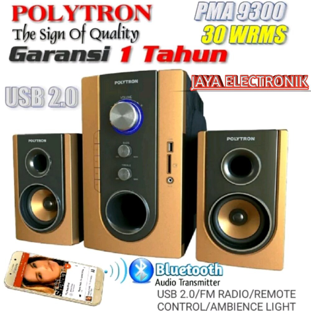 Promo  SPEAKER POLYTRON PMA 9300 BLUETOOTH  Berkualitas