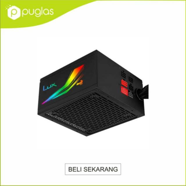 Power Supply AEROCOLL LUX RGB 650M For Computer PC Komputer