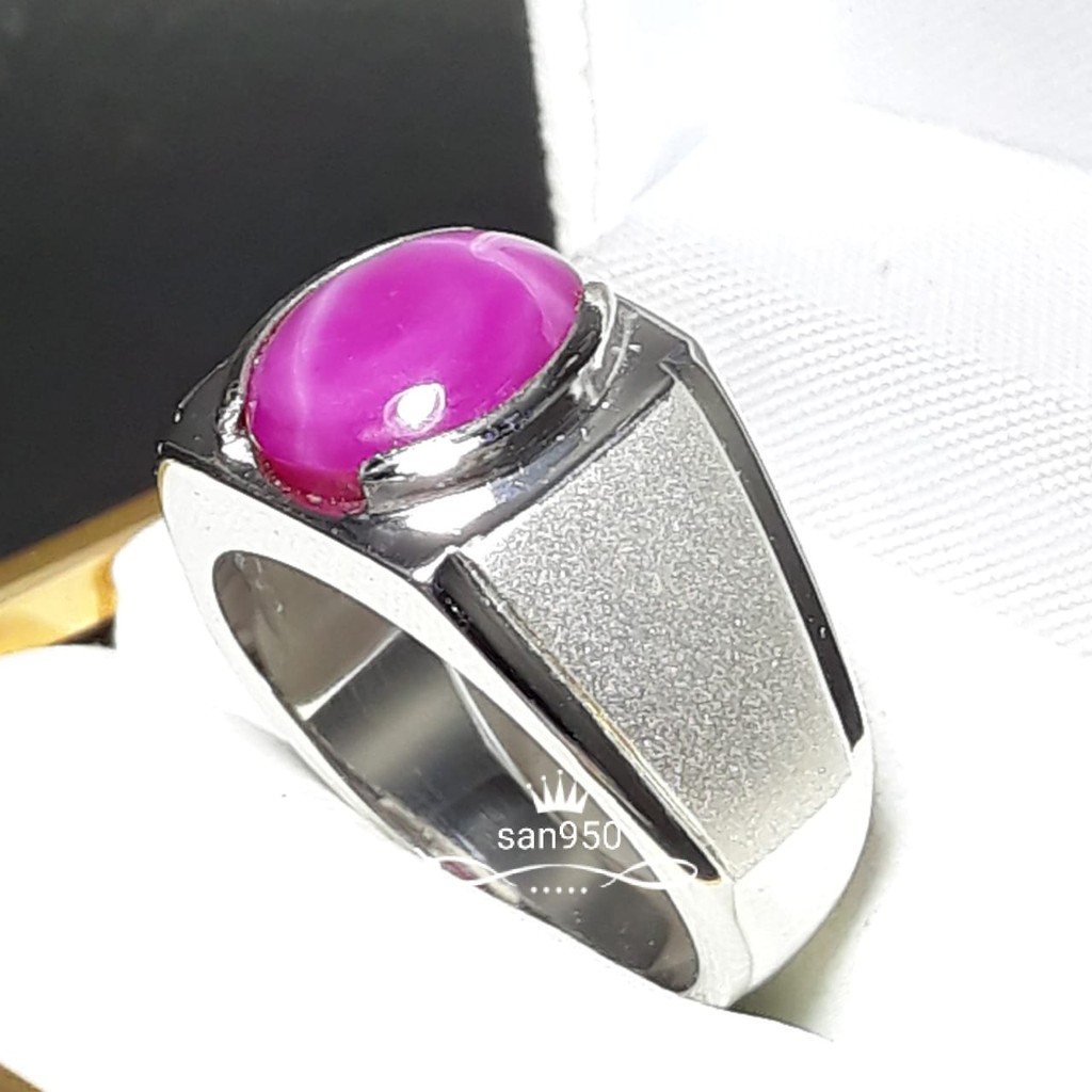 Cincin perak pria original berkualitas anti karat  01ag