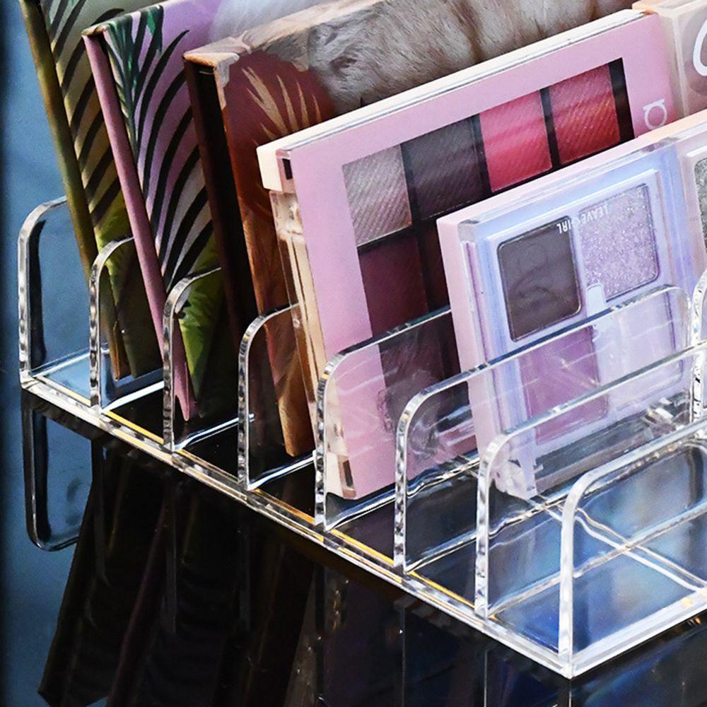 Suyo Holder / Organizer Palet Eyeshadow / Blush On Bahan Plastik Transparan Bebas BPA Untuk Meja / Kamar Mandi