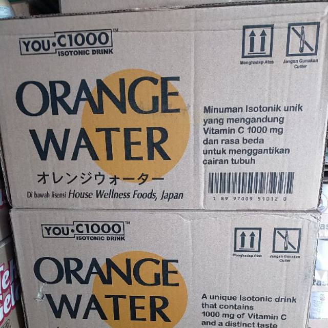 

Orange dan lemon water 500ml isi 24 botol