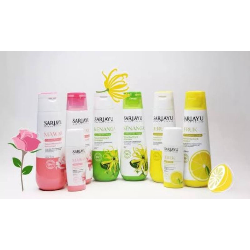 ❤ jselectiv ❤ SARIAYU Cleansing Milk | Susu Pembersih Mawar/Kenanga/Jeruk SARIAYU