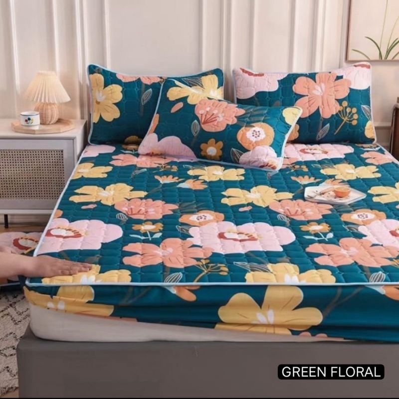 Sprei Waterproof Sprei Anti Ompol 180x200 200x200 160x200 120x200cm