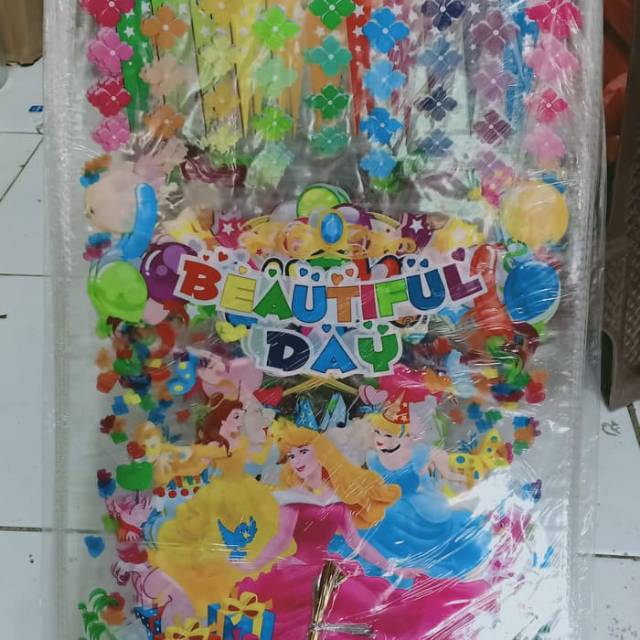 Plastik Ulang Tahun / Opp Bingkisan Snack Motif Besar h