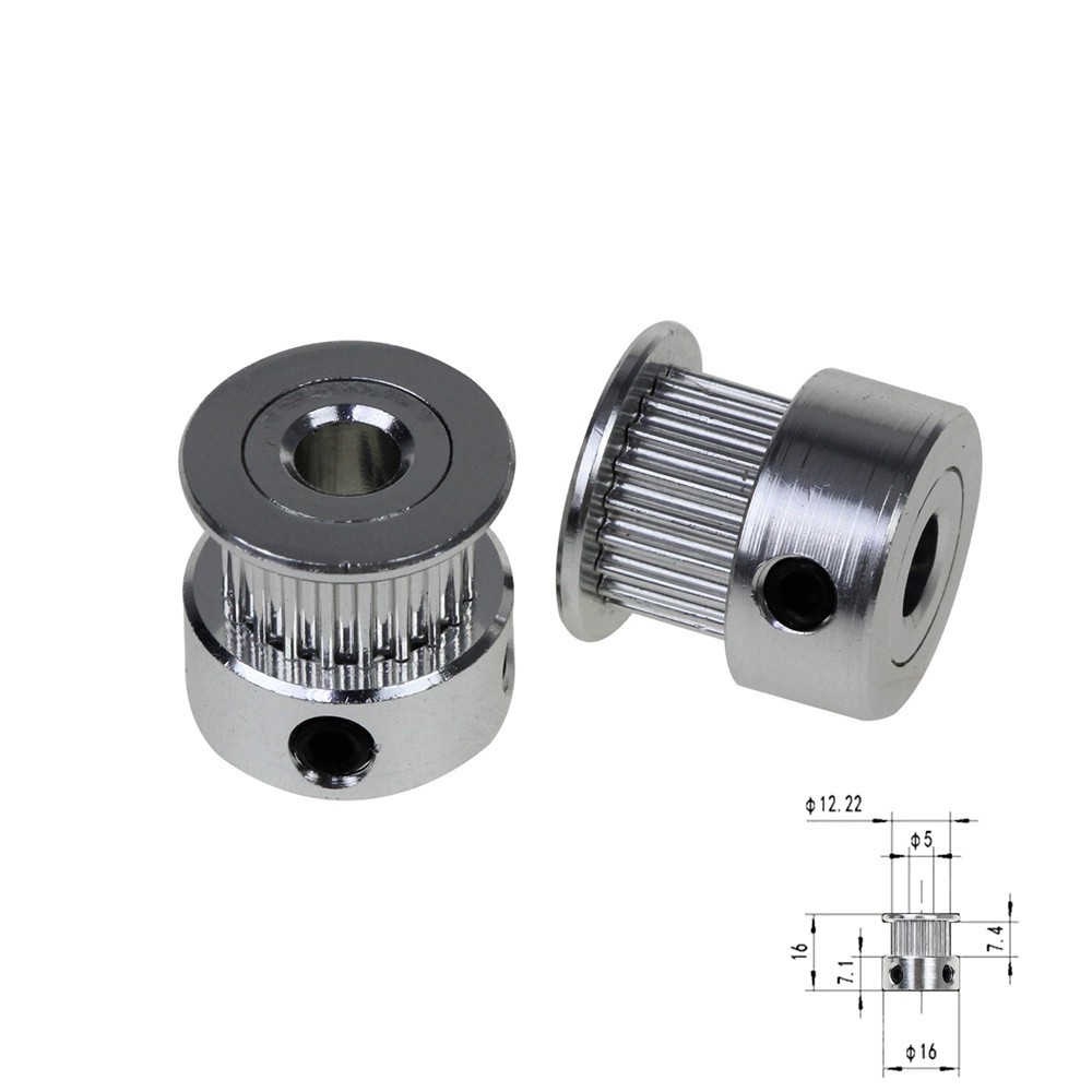 GT2 Pulley 20 Teeth Bore 8mm For 3D Print Reprap 8 mm