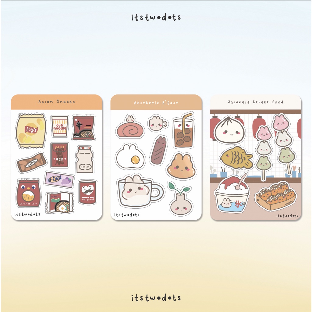 

FOOD SERIES #4 ASIAN SNACKS AESTHETIC B'FAST JAPANESE STREET FOOD