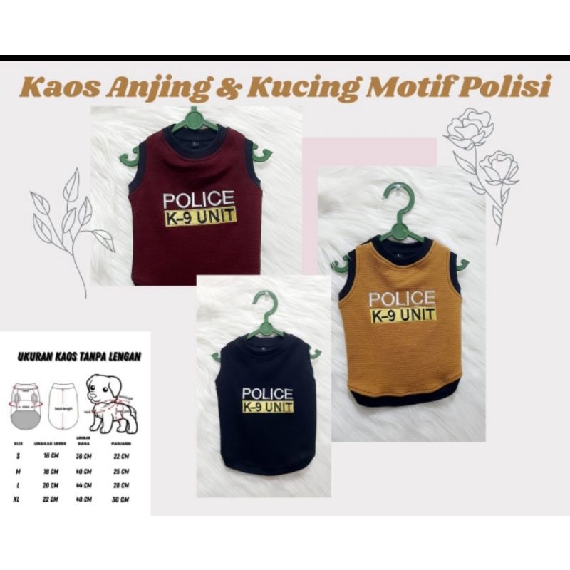 Kaos Kucing dan Anjing motif Bola Basket