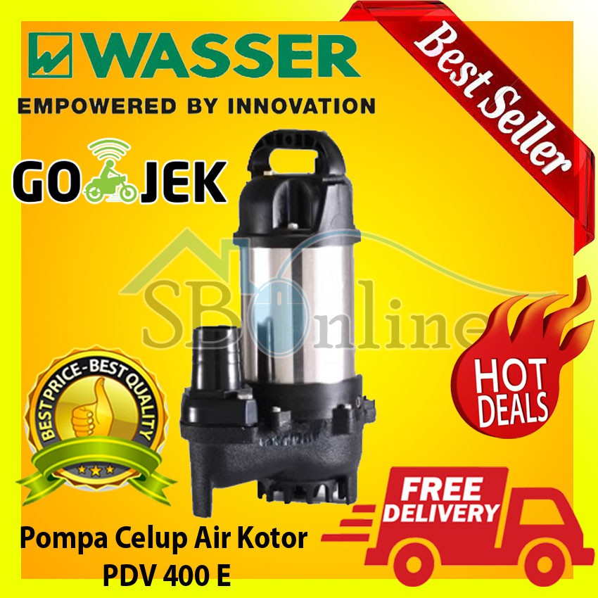 Pompa Celup Air Kotor Wasser PDV 400 E Harga Pabrik