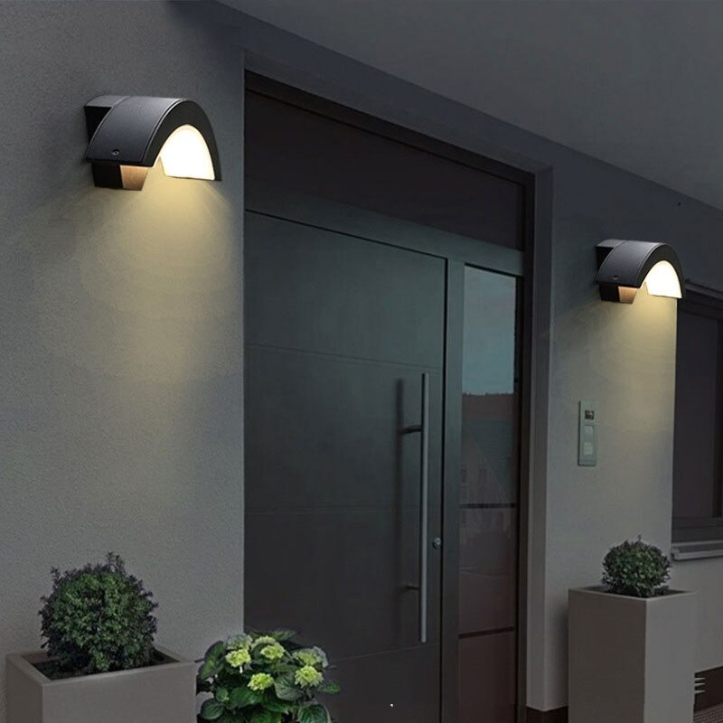 Lampu LED Sensor Gerak Outdoor Inner Light Weatherproof Cool White 15W - 03120 - 7RLL6JBK Black