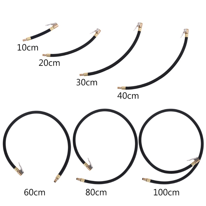 Btsg Tire Air Chuck Nyaman Dengan Selang Karet Dan Ban Standar Untuk Valve Drat Halus Mudah Diganti Dan Dipasang Mobil