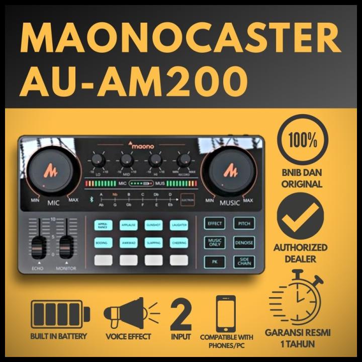 Sound Card External Maono Au-Am200 Maonocaster Podcast Studio Record