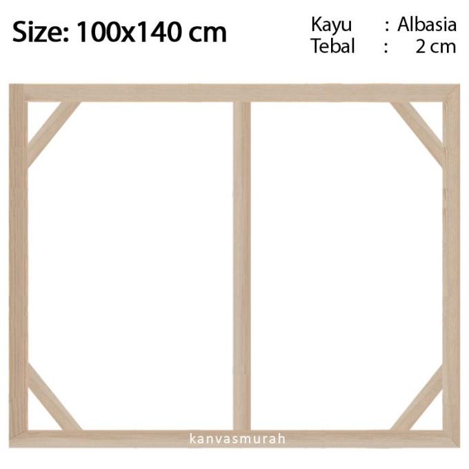 

Spanram 100x140 cm Span Ram Kayu Frame 140x100 cm