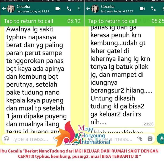 MGI-NANO TUDUNG / CIPUT (SATUAN)