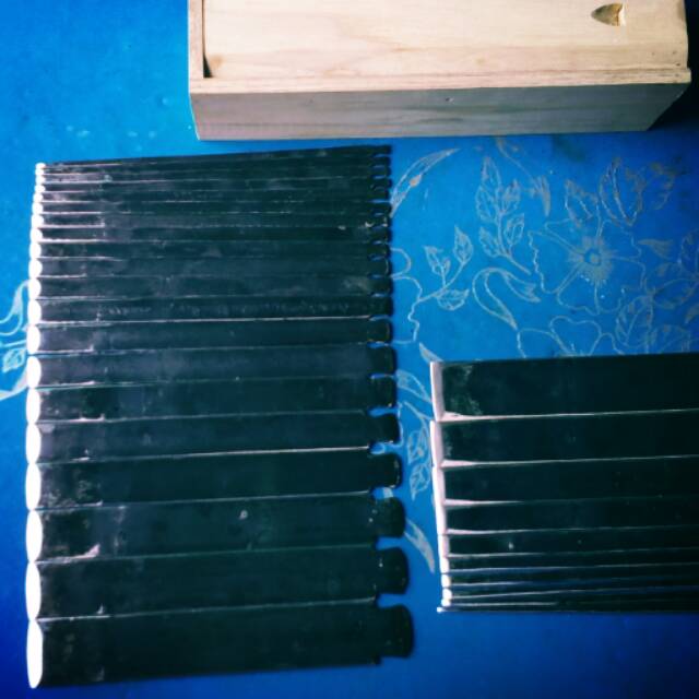 Tatah ukir 1 set standar baja qwalitas silver