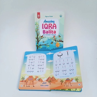 Iqra Balita Buku Mengenal Huruf Hijaiyah Berwarna Bergambar