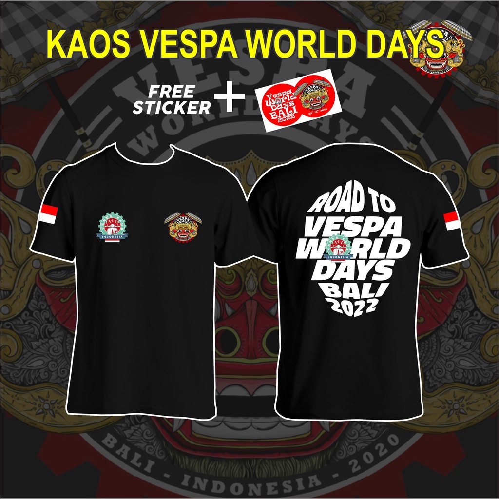 KAOS VESPA WORLD DAYS 2022 / KAOS VESPA WORLD DAY