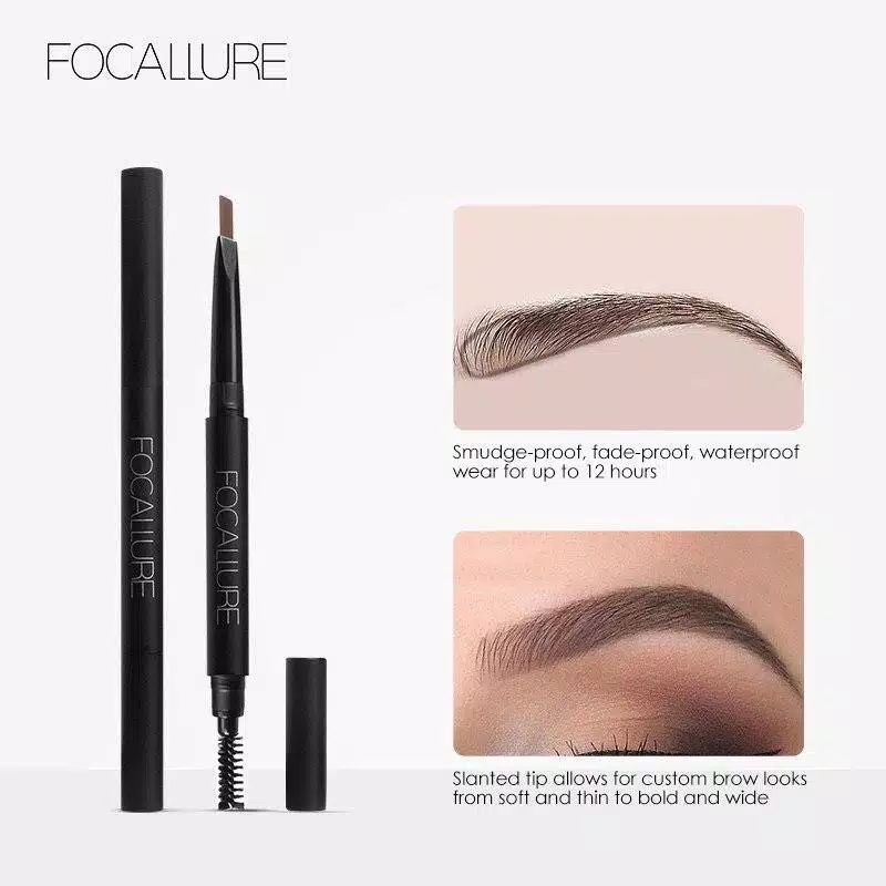 COD- FOCALLURE EYEBROW PENCIL WATERPROOF LONG LASTING PENSIL ALIS