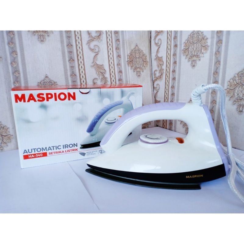 Maspion Setrika HA-340 Dry Iron HA340 Gosokan Baju HA 340