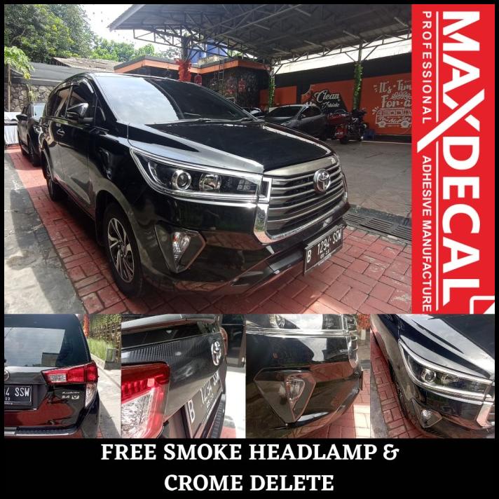 Wrapping Sticker Mobil Full Body Black Piano Glossy Maxdecal Premium