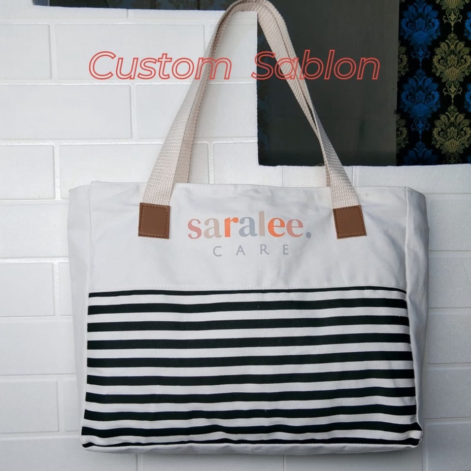 TOTE BAG WANITA TOTEBAG KANVAS PAKAI RESLETING BISA CUSTOM SABLON/POLOS UTK TAS SOUVENIR,TAS KULIAH