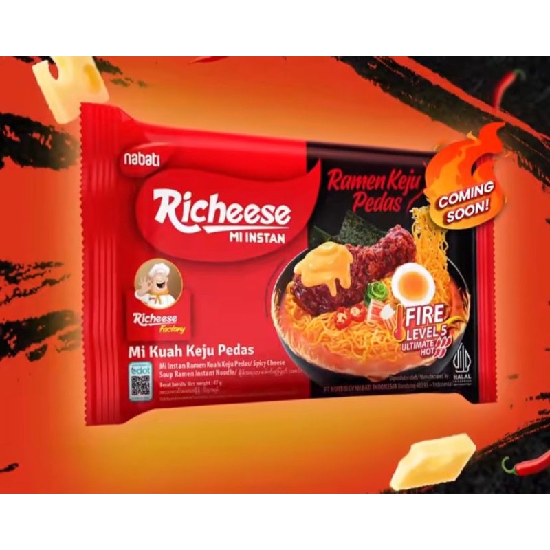 

Richeese Mie Ramen Keju lev 5 65gr