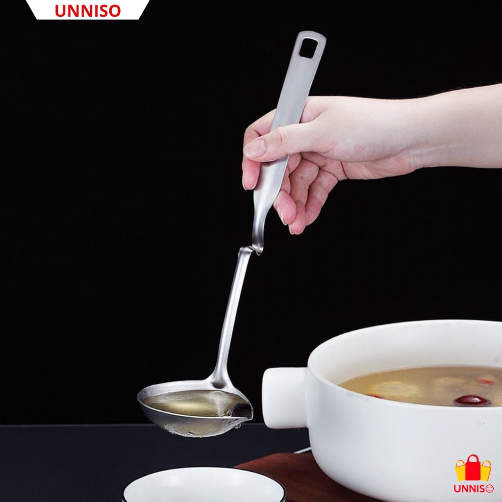 UNNISO - Sendok Hotpot Saringan Sup Stainless Steel