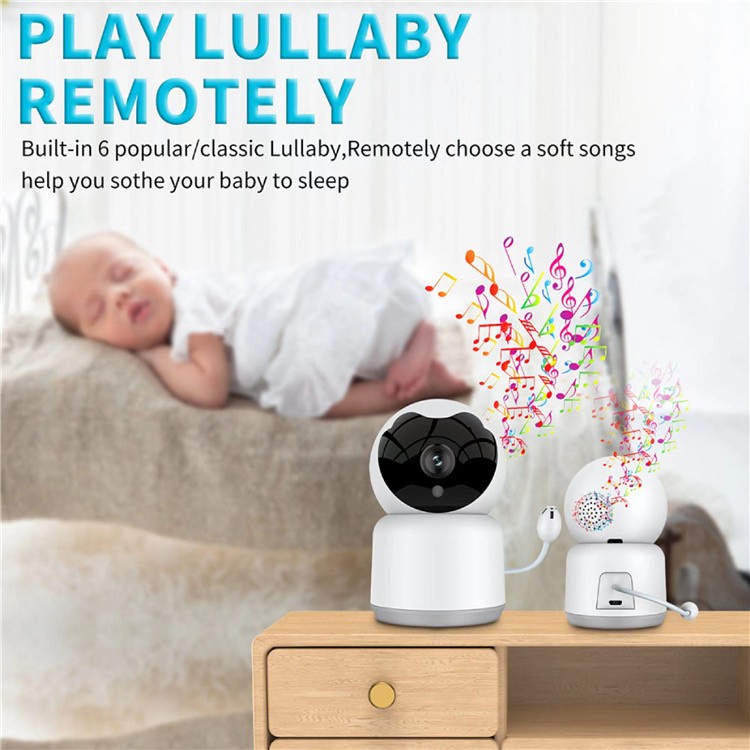 BM100 Smart Ip Camera Video WiFIBaby Monitor with TUYA Apps &amp; 360 PTZ