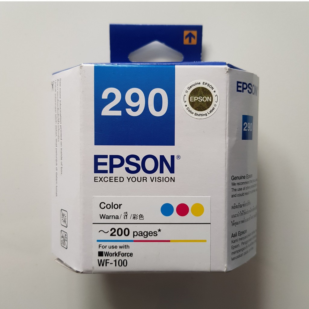 Epson 290 Color Tinta / Cartridge Original (WF-100 / WF100)