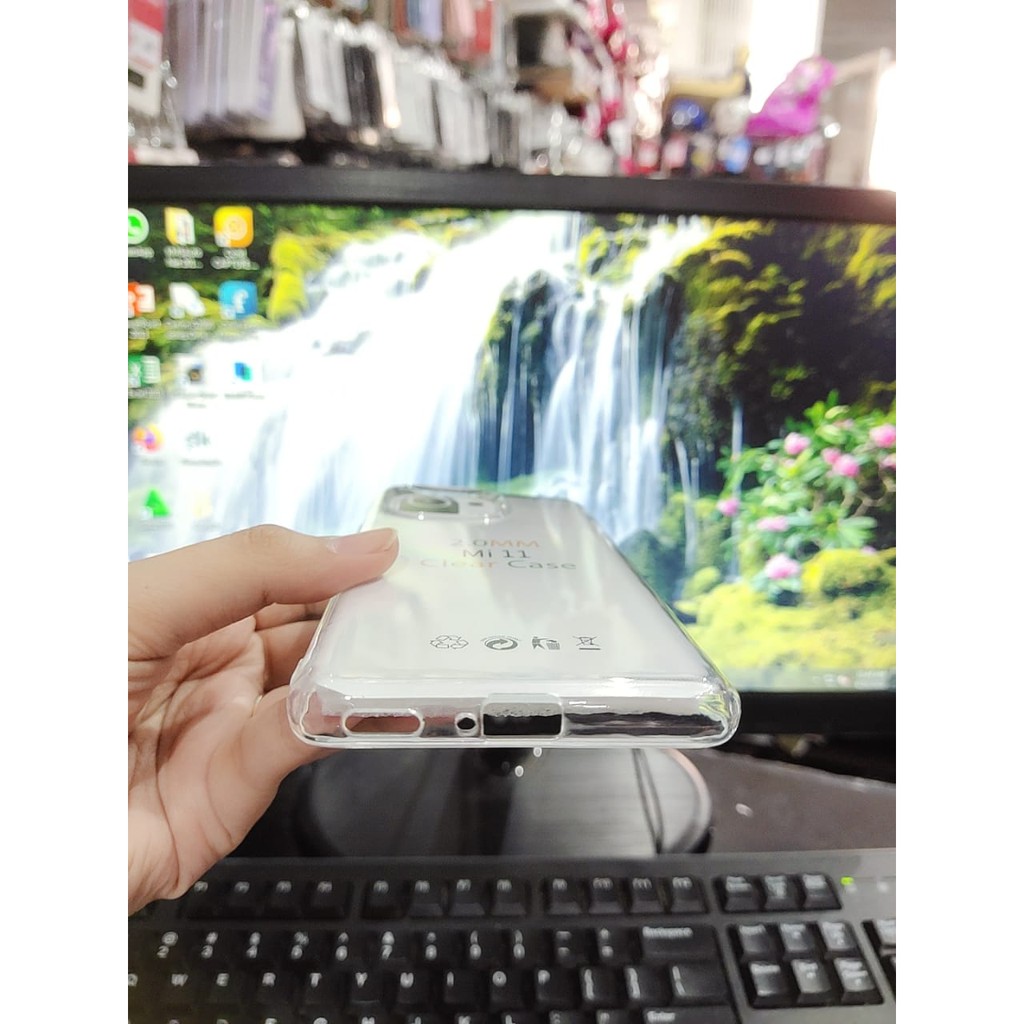 Soft Case OEM Transparan Xiaomi Mi 11 6.81 Inchi Clear Ultra Thin TEBAL 2.0mm SUPER CLEAR