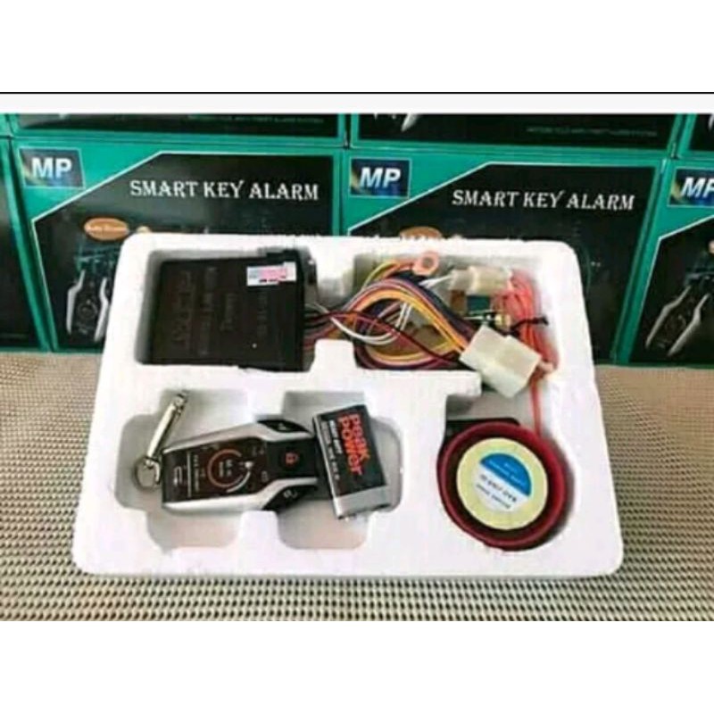 MP smartkey alarm motor remote tanpa kunci universal.