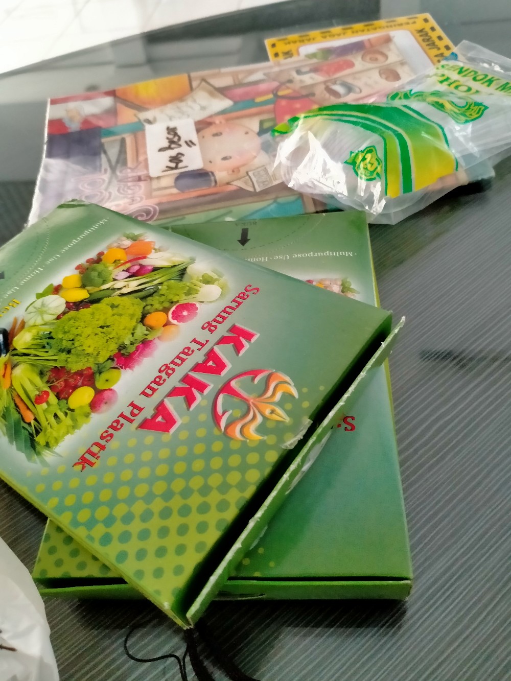 Sendok Plastik Makan Bening 16cm Isi 25pcs