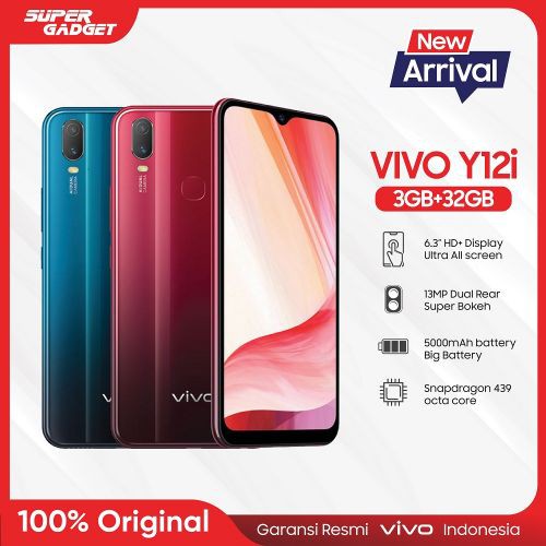 Vivo Y12i New 3 32gb Garansi Resmi Shopee Indonesia