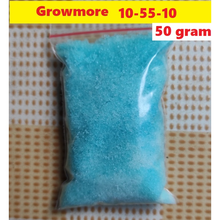 Repacking Pupuk Growmore 10 55 10 50 gram / Pupuk NPK Growmore 10 55 10 / Grow More Bunga 10-55-10 /