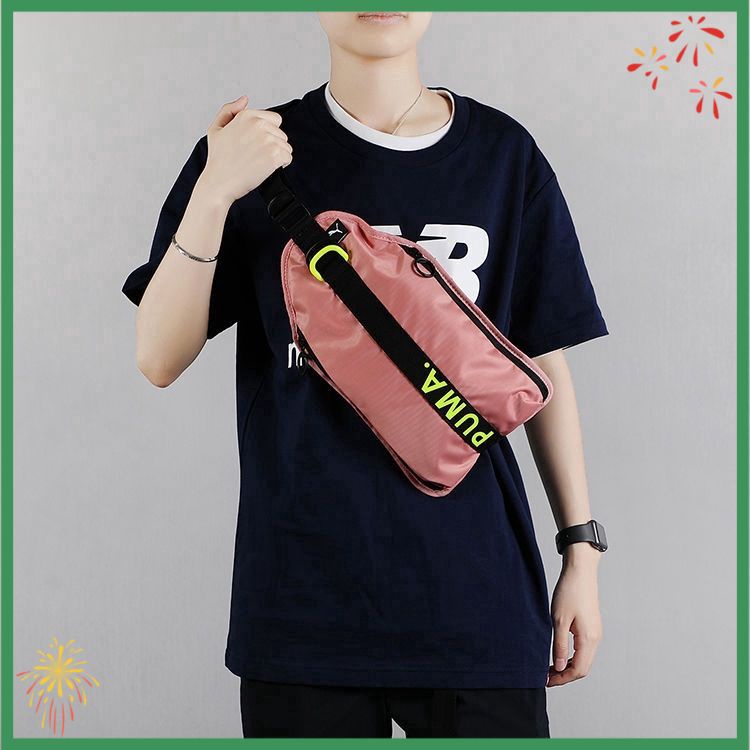 Tas dada olahraga, tas sabuk fashion pink untuk pria dan wanita