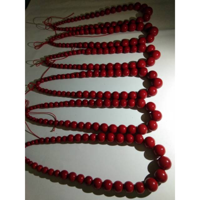 Kalung asli Bahan coral laut merah marjan