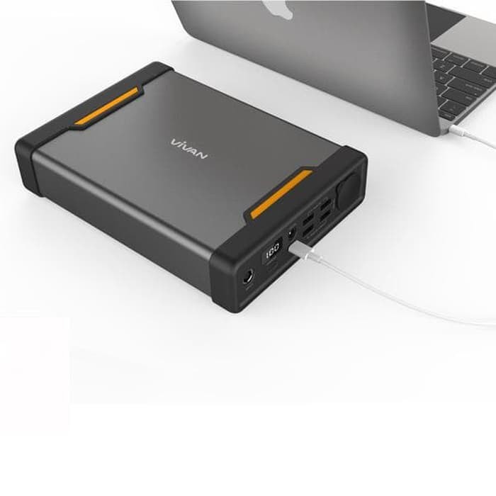 Vivan Bb64 62400Mah Super Capacity Power Bank Black Murah + Gratis Ongkir