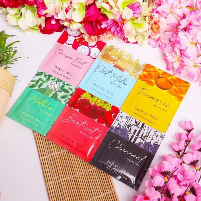 15 GRAM MASKER BUBUK ORGANIK BY LEA GLORIA MASKER ORGANIK LEA