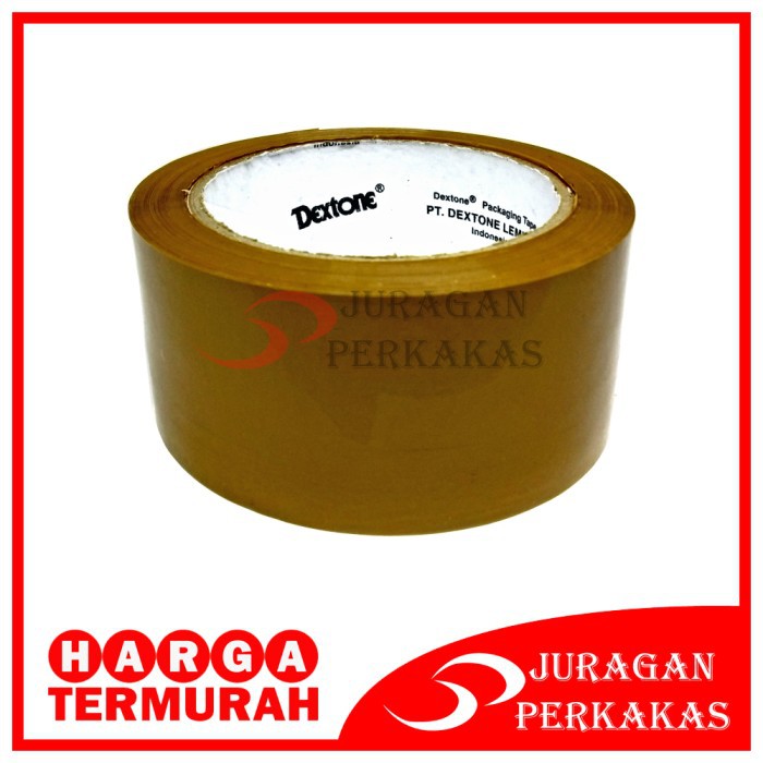 

DEXTONE SATUAN LAKBAN COKLAT OPP TAPE PEREKAT LEM SOLASI SELOTIP