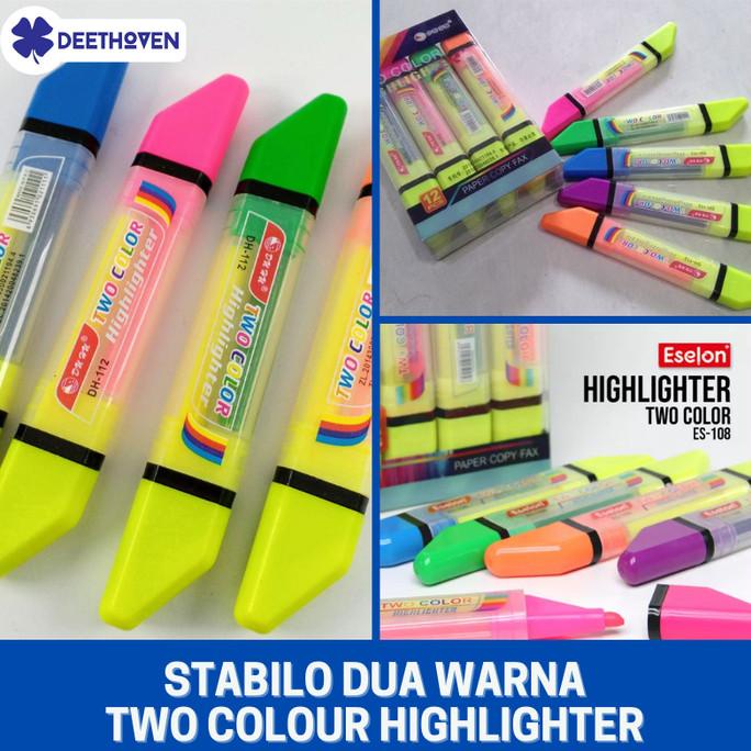 

Stabilo Dua Warna / Highlighter Two Color