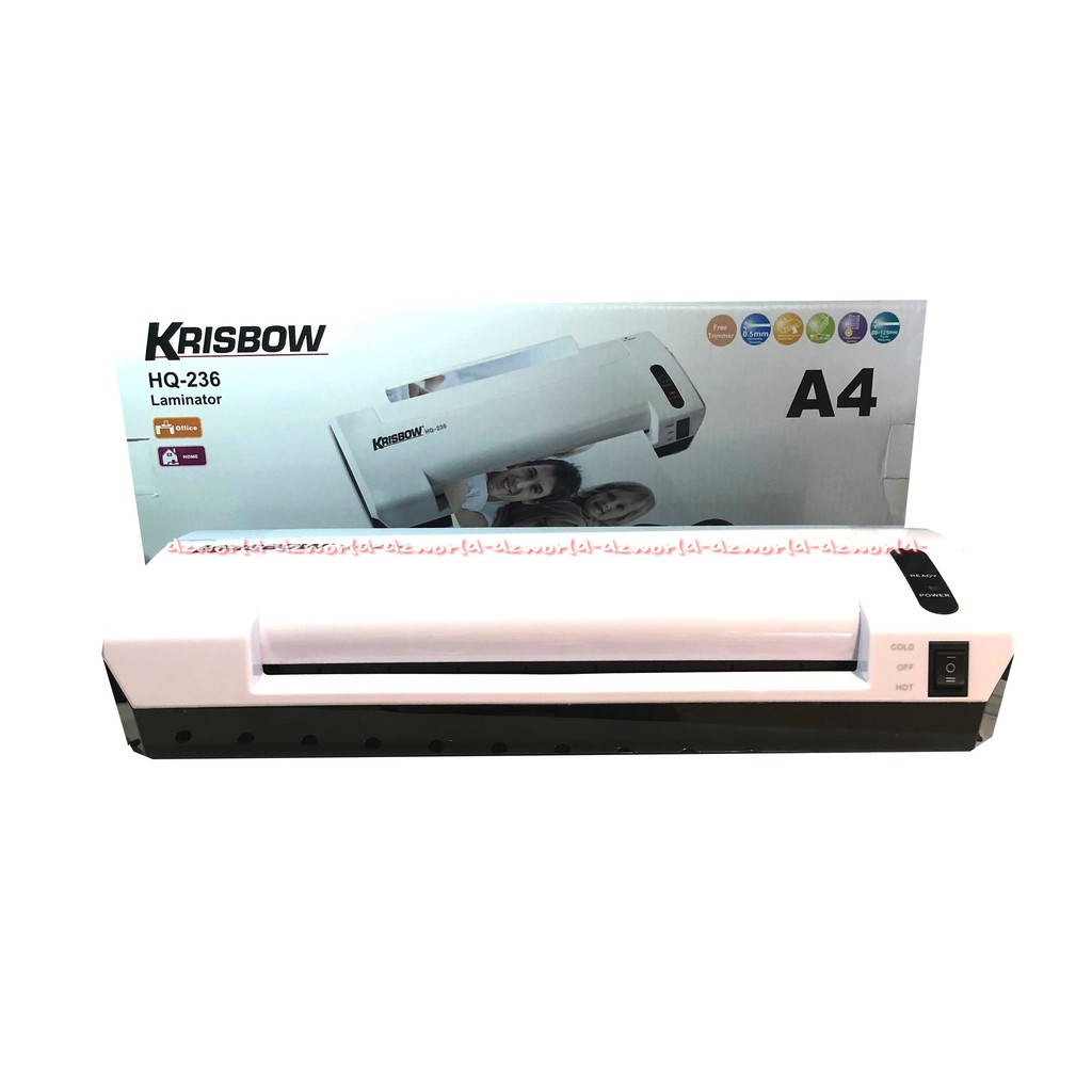 Krisbow Laminator HQ 236 A4 Alat Laminating Mesin Laminator