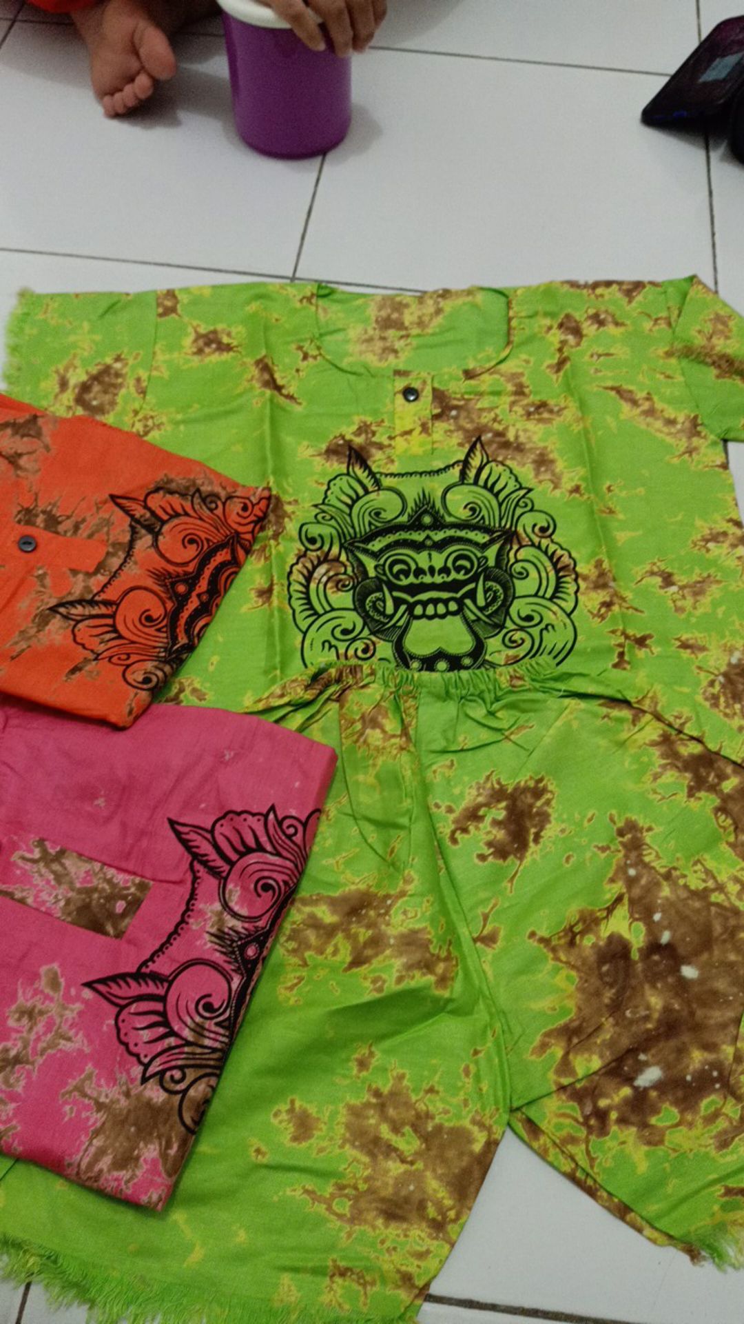 A-line Dress Katun Anak, Dres Batik Anak