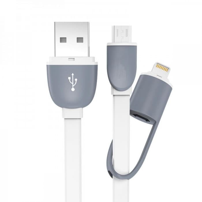 KABEL CHARGER 2 IN 1 FOR ANDROID DAN IPHONE