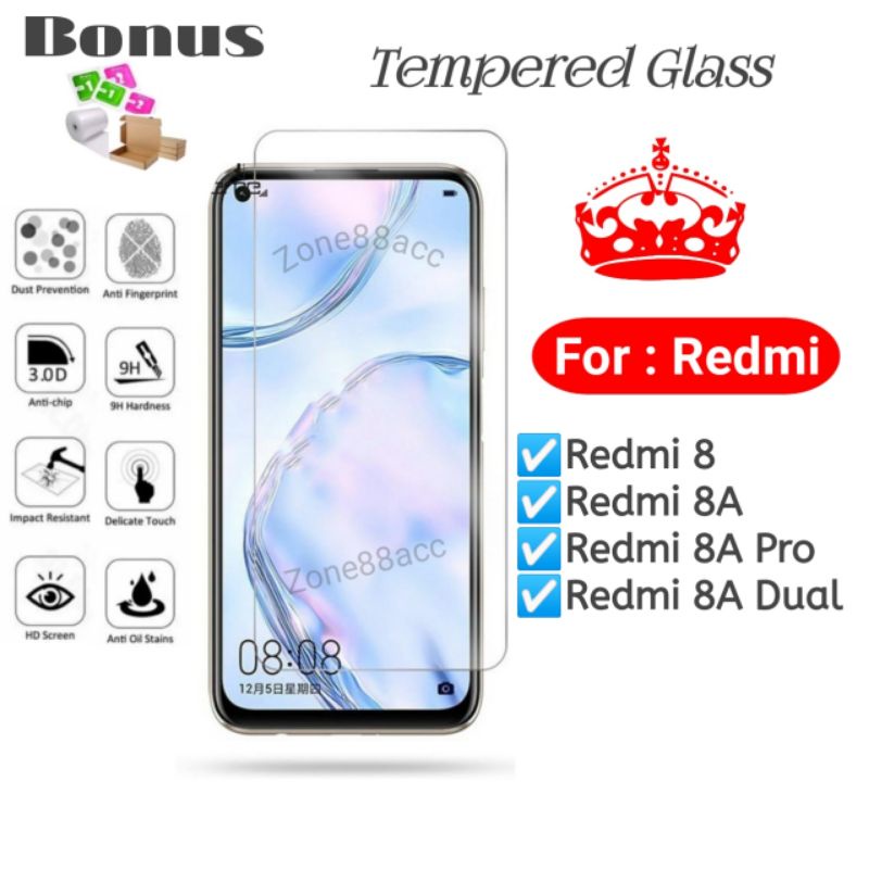 Antigores Tempered glass screen guard protector Redmi 8 8A 8Apro 8Adual A Pro Dual TG Bening Antiblue Spy Blue light Full Garskin Lensa Lens Pelindung Kamera ceramic Kaca