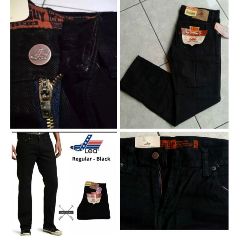 CELANA JEANS PRIA LEA STANDAR REGULER FIT PREMIUM 28 sampai 38 bisa COD