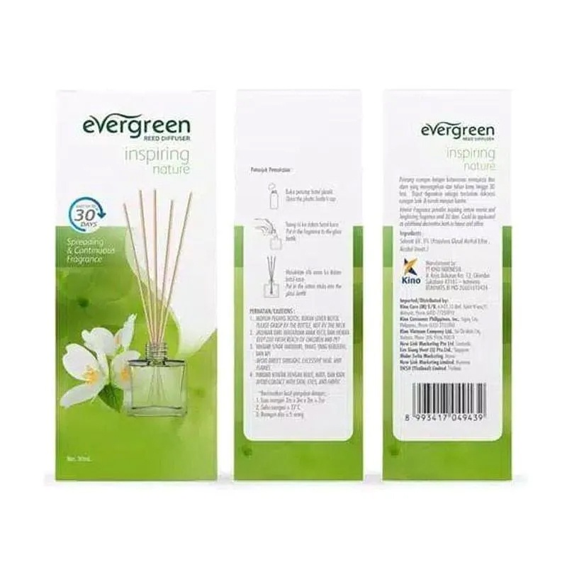 Evergreen Reed Diffuser - Pengharum Ruangan (Refill/Set)