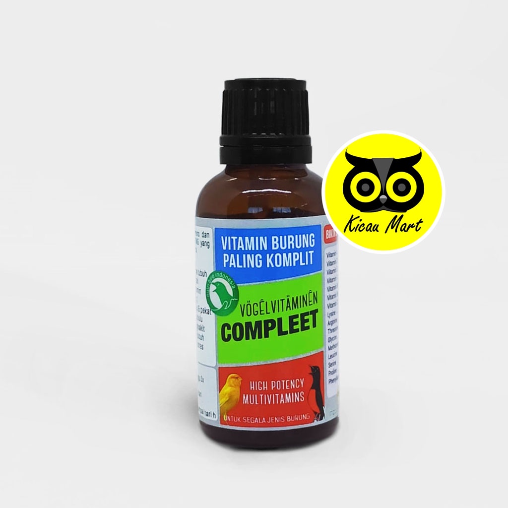 VITAMIN OBAT BURUNG MURAI KACER LOVEBIRD KENARI VITAMINEEN COMPLEET NUTRIBIRD VOGEL VITAMINEN VOGELV