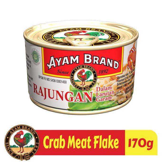 

As470Z Crab Kaleng Meat Flake Ayam Brand 170Gr Sazz