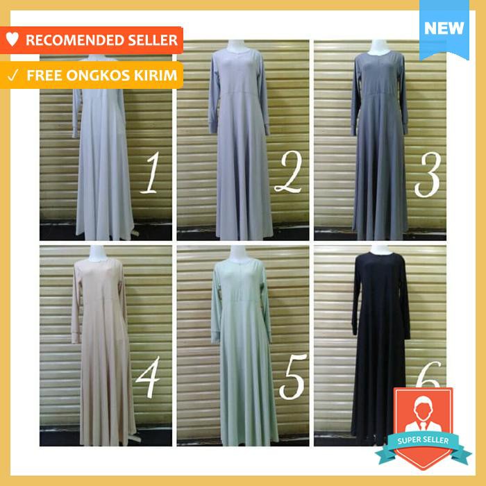 GAMIS JERSEY PAYUNG HAJI UMROH POLOS IKA FASHION TANAH ABANG