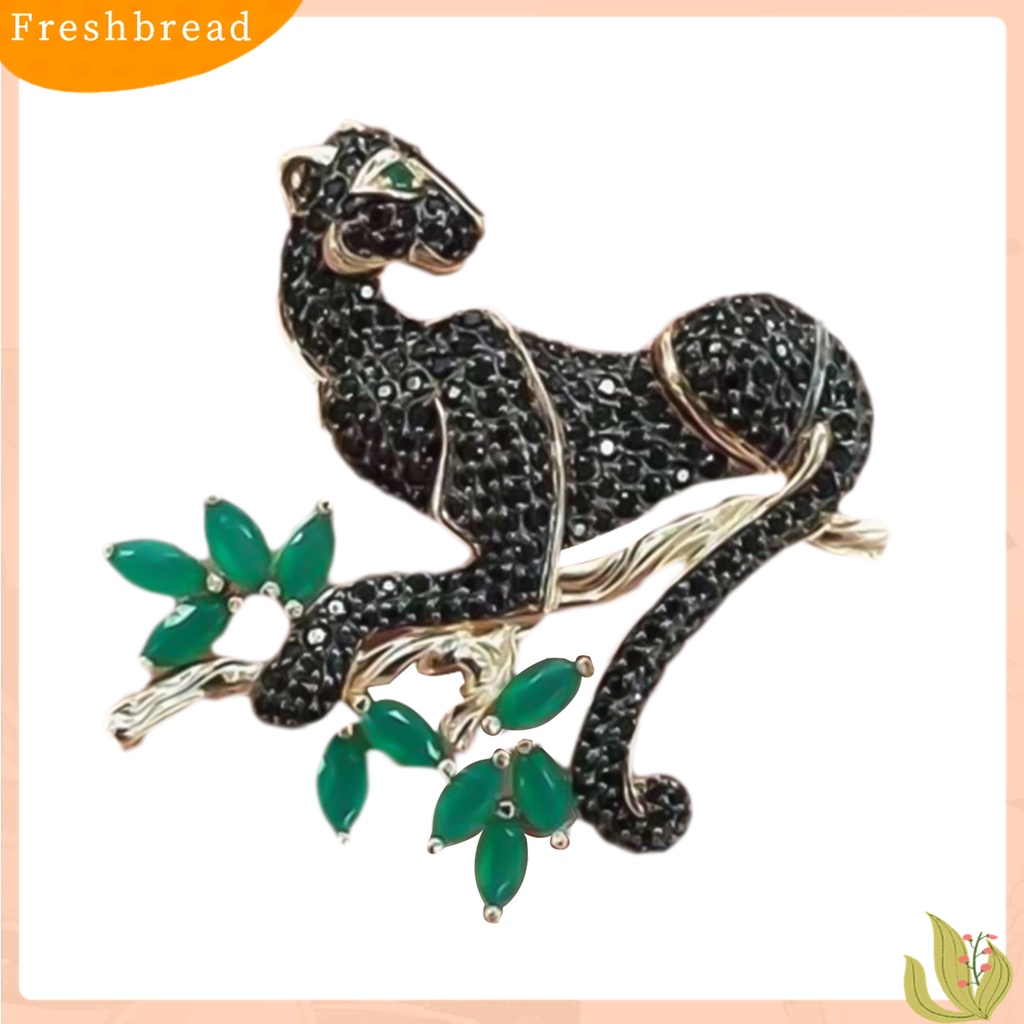 Terlaris Brooch Panther Design Elegant Alloy Fashionable Clothes Accessory for Banquet