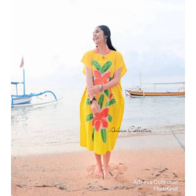 KAFTAN LUKIS KHAS BALI || DASTER LUKIS JUMBO